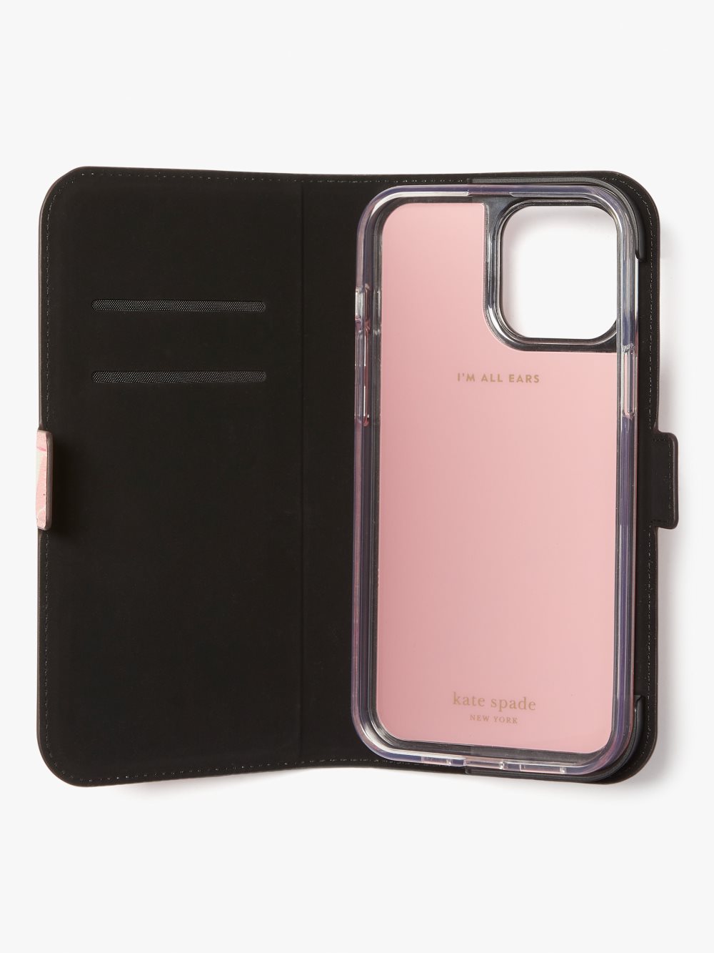 Women's pink multi. spencer grapefruit iphone 13 pro max magnetic wrap folio case | Kate Spade